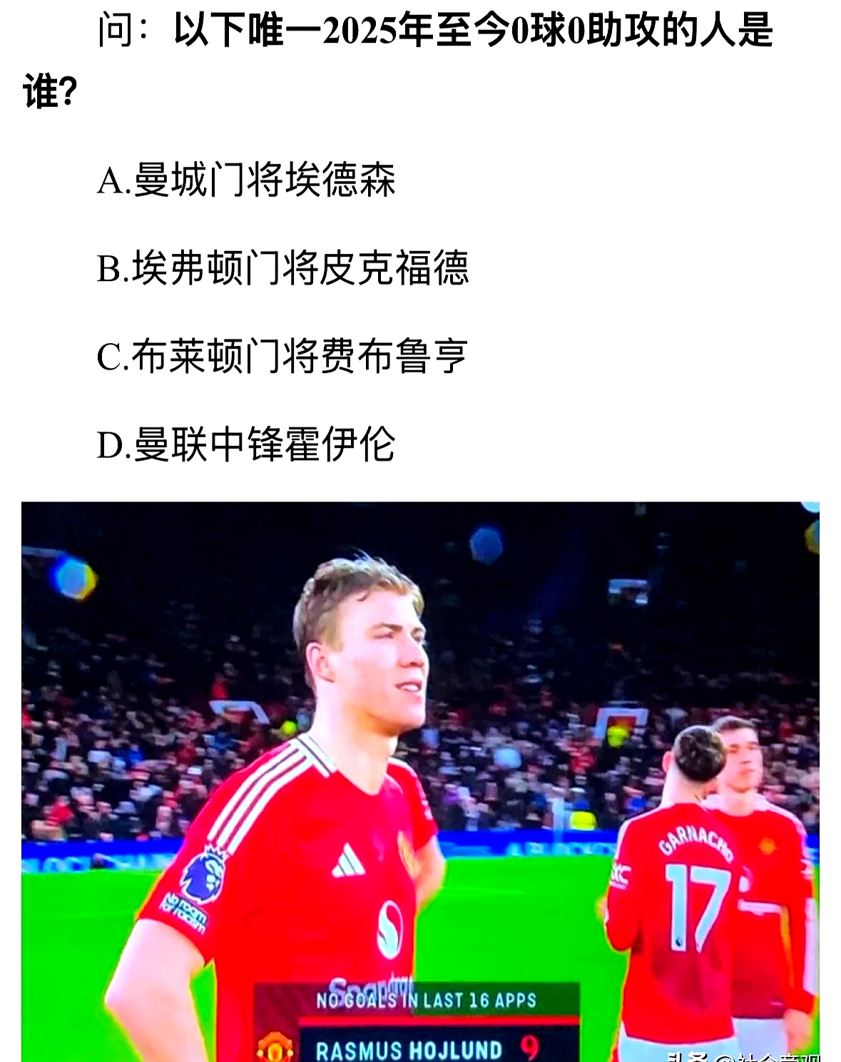 曼联后卫持续低迷，球队战绩不佳，士气大振的简单介绍