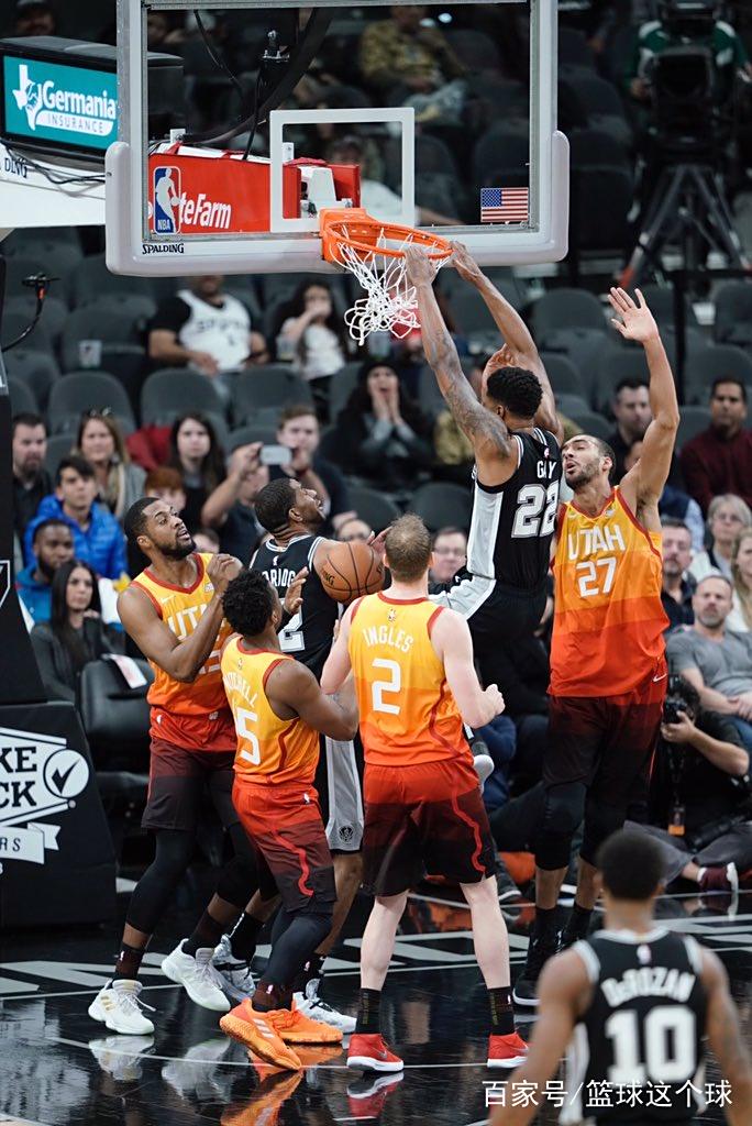 马刺鏖战爵士，戈贝尔带队取胜