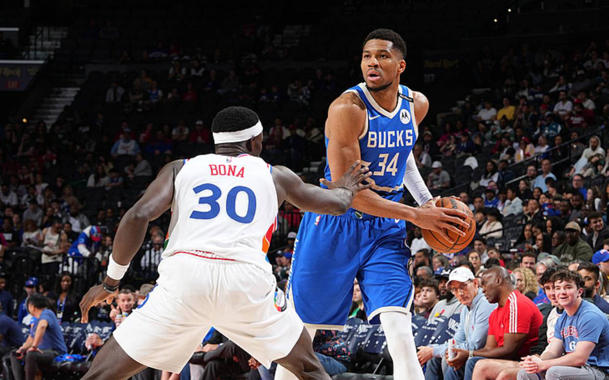 广东队逆转雄鹿，字母哥带队取胜